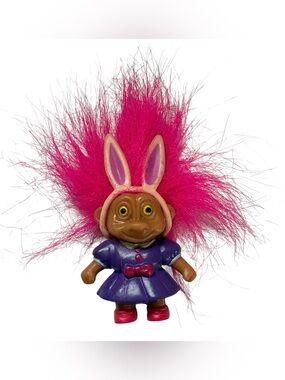 VINTAGE TROLL EASTER BUNNY FIGURINE SOMA